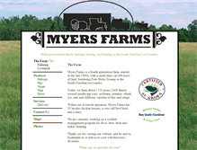 Tablet Screenshot of myers-farms.com